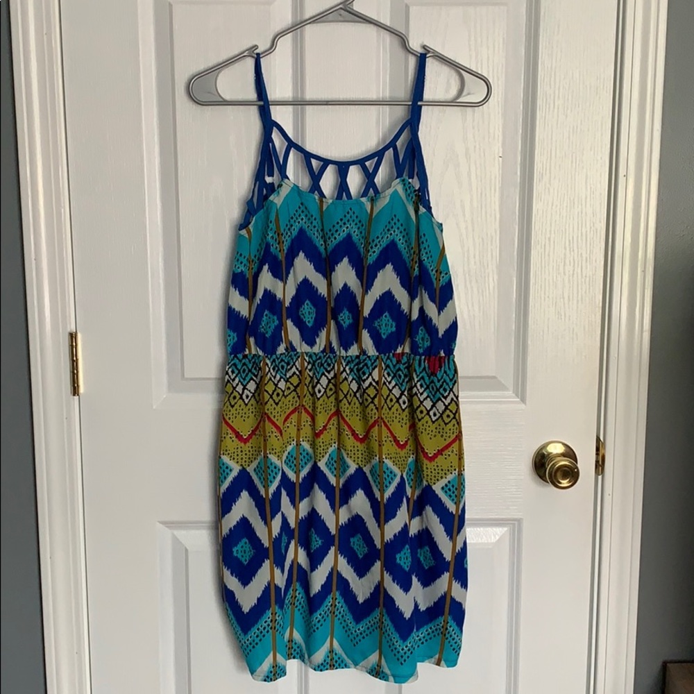 Under One Sky Aztec print dress